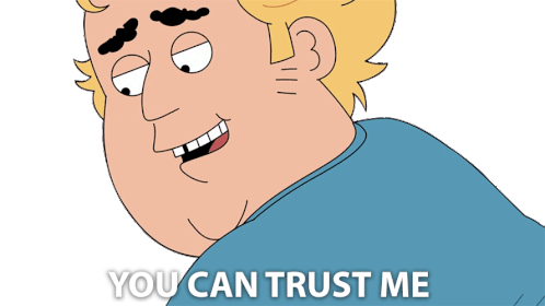 You Can Trust Me Fichael Sticker - You Can Trust Me Fichael Farzar Stickers