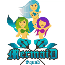 mermaid squad mermaid life joypixels me and the gang squad of mermaids