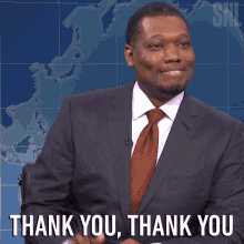 Thank You Michael Che GIF - Thank You Michael Che Saturday Night Live GIFs