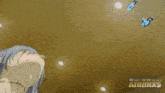 a man with a bun on his head is shown in an anime advertisement