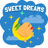 Sweet Dreams Peach Life Sticker - Sweet Dreams Peach Life Joypixels Stickers