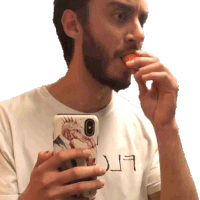 Eating Casey Frey Sticker - Eating Casey Frey Hungry Stickers