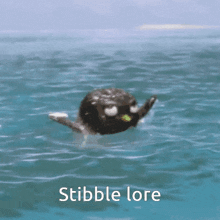 Stibble Swimming GIF - Stibble Swimming Stibble Lore GIFs