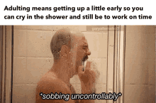 Adulting Crying GIF - Adulting Crying Shower GIFs
