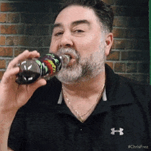 Drinking Soda Chris Frezza GIF - Drinking Soda Chris Frezza Bottoms Up GIFs