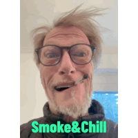 Smoke Chill Sticker - Smoke Chill Cool Stickers