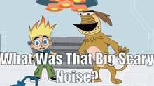 Johnny Test Dukey GIF - Johnny Test Dukey What Was That Big Scary Noise GIFs