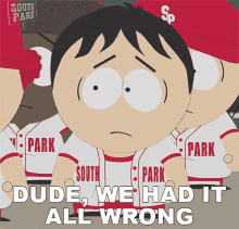 dude we had it all wrong stan marsh south park s9e5 the losing edge