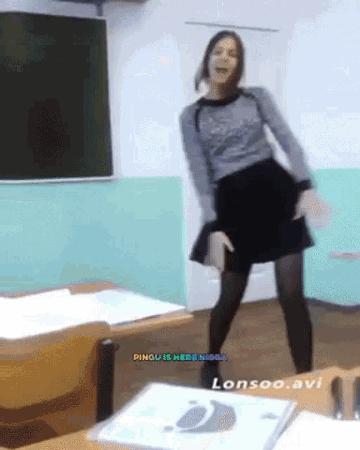 chica bailando tumblr