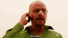 It'S Over - Finished GIF - Finished Breaking Bad Bryan Cranston GIFs