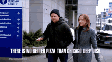 there is no better pizza than chicago deep dish nick gehlfuss will halstead jessy schram hannah asher