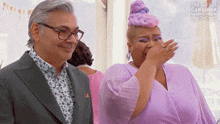 Laughing Ann Pornel GIF - Laughing Ann Pornel The Great Canadian Baking Show GIFs