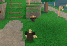 a video game character is holding a sword and the number 15 is visible on the screen