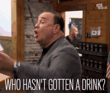 Who Hasnt Gotten A Drink Drink Up GIF - Who Hasnt Gotten A Drink Drink Up Shots GIFs