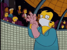 Gloves And Mask Glove Son GIF - Gloves And Mask Glove Son The Simpsons GIFs