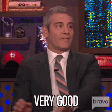 Very Good Andy Cohen GIF - Very Good Andy Cohen Watch What Happens Lives GIFs