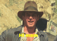 Hi Mom Indiana Jones GIF - Hi Mom Indiana Jones Harrison Ford GIFs
