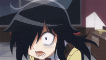 a close up of a cartoon character making a funny face