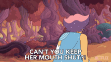 Cant You Keep Her Mouth Shut Glimmer GIF - Cant You Keep Her Mouth Shut Glimmer Karen Fukuhara GIFs