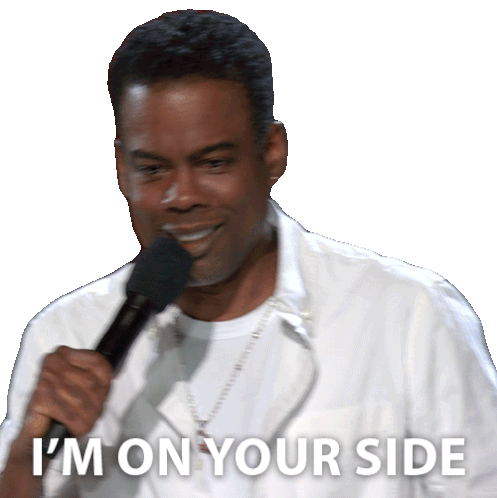 Im On Your Side Chris Rock Sticker - Im On Your Side Chris Rock Chris Rock Selective Outrage Stickers