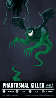 a poster that says phantasmal killer level 4