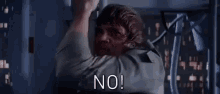 No Luke Skywalker GIF - No Luke Skywalker GIFs