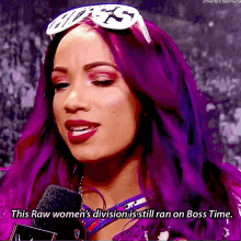 Sasha Banks Raw Womens Division GIF - Sasha Banks Raw Womens Division Boss Time GIFs