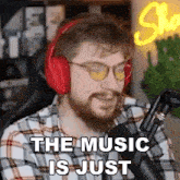 The Music Is Just Loud Shawn Gilhuly GIF - The Music Is Just Loud Shawn Gilhuly Shawn Games GIFs