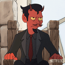 Deeply Absorbed In Thought Satan GIF - Deeply Absorbed In Thought Satan Disenchantment GIFs