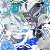 a couple of cartoon characters are standing next to each other with a picmix watermark on the bottom right