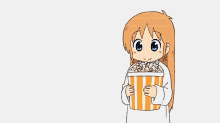 Funny Popcorn GIF - Funny Popcorn Nichijou GIFs