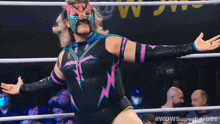 Hyping Up The Crowd Tormenta GIF - Hyping Up The Crowd Tormenta Wow Women Of Wrestling GIFs