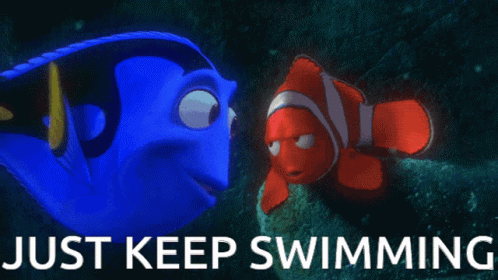 Just Keep Swimming Finding Nemo GIF - Just Keep Swimming Finding Nemo Dory GIFs