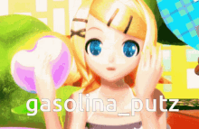Kagamine Rin Vocaloid GIF - Kagamine Rin Vocaloid Gasolina_putz GIFs