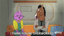 I Think You Are Overworked Will Arnett GIF - I Think You Are Overworked Will Arnett Amy Sedaris GIFs