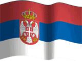 Srbija Zastava Flag Sticker - Srbija Zastava Flag Wave Stickers