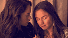 Earp Sisters Forehead Touches GIF - Earp Sisters Forehead Touches Wynonna Earp GIFs
