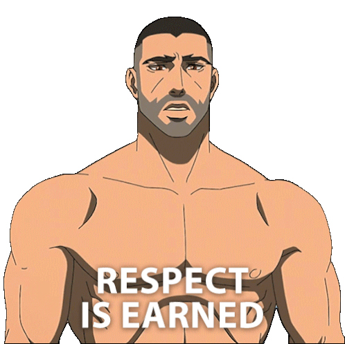 Respect Is Earned Ares Sticker - Respect Is Earned Ares Blood Of Zeus Stickers