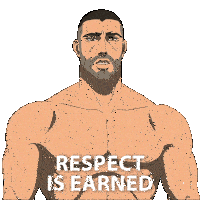Respect Is Earned Ares Sticker