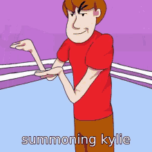 Kylie Summoning Kylie GIF