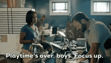 Playtime'S Over Boys Focus Up GIF