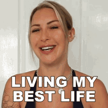 Living My Best Life Tracy Kiss GIF - Living My Best Life Tracy Kiss Living My Great Life GIFs