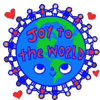 Joy To The World Come Together Sticker - Joy To The World Come Together Hope Stickers