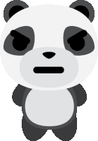 Angry Angry Panda Sticker - Angry Angry Panda Stickers
