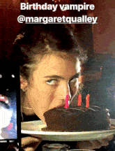 Margaret Qualley Birthday GIF - Margaret Qualley Birthday Cake GIFs