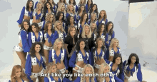 Act Like You Like Each Other Acting GIF - Act Like You Like Each Other Acting Pretending GIFs