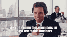 Worlf Wall Street Pump Those Numbers GIF - Worlf Wall Street Pump Those Numbers Pump Those Numbers Up GIFs