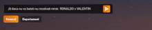 a screenshot of a web page that says ronaldo x valentin on it