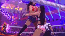 indi hartwell finisher spinebuster wwe 205live