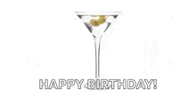 National Martini Day Green Olive GIF